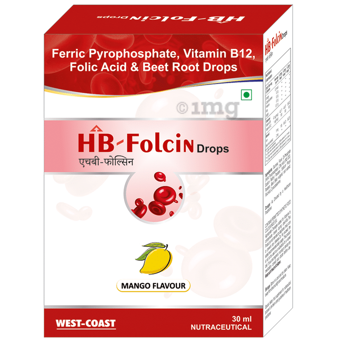 HB-Folcin Oral Drops Mango
