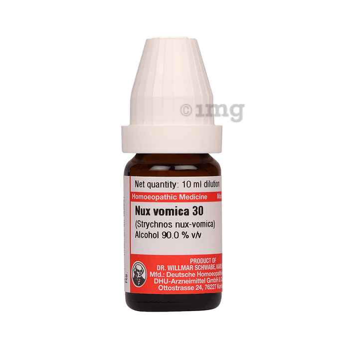 Dr Willmar Schwabe Germany Nux Vomica Dilution 30: Buy bottle of 10 ml ...