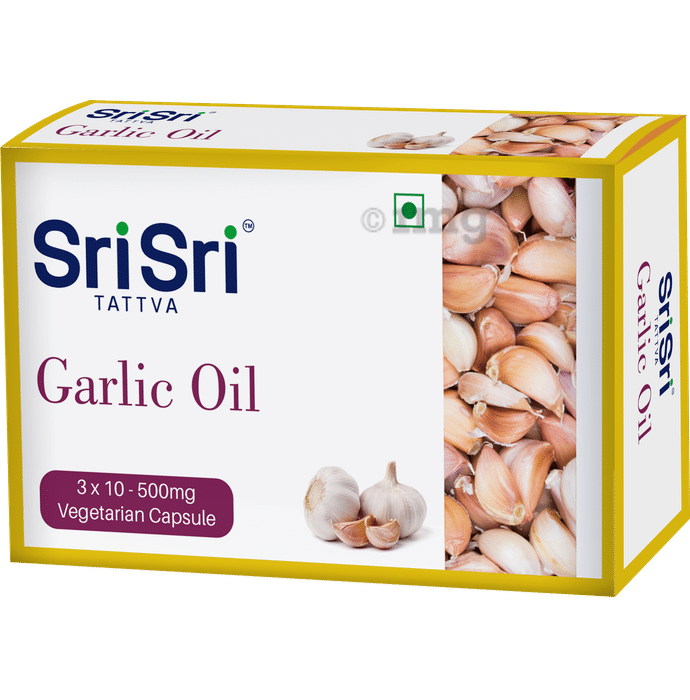 Sri Sri Tattva Garlic Oil Veg Capsule