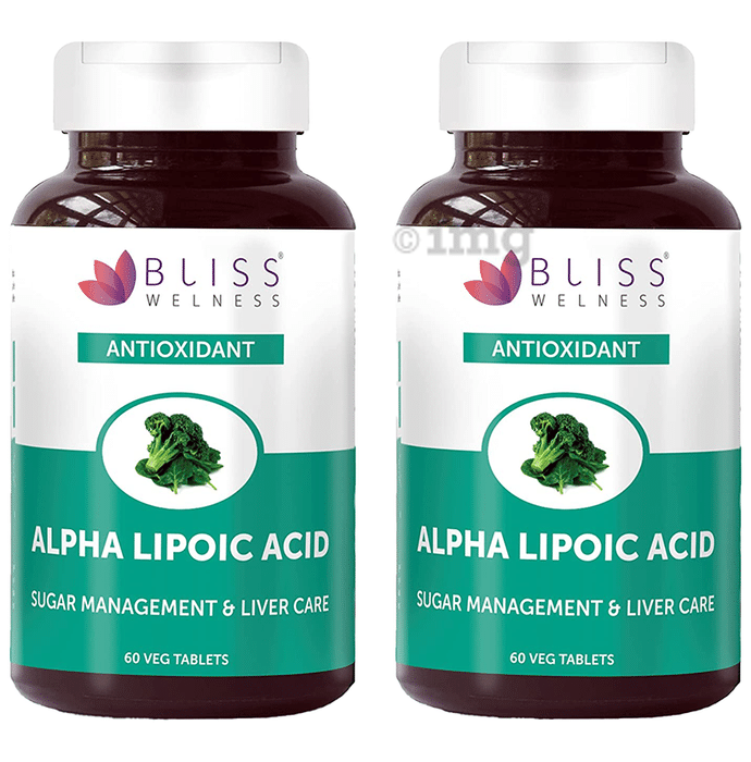 Bliss Welness Antioxidant Alpha Lipoic Acid Veg Tablet (60 Each)