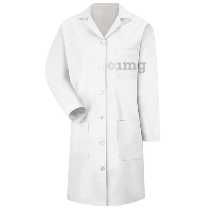 Medi Karma Doctor Lab Coat Small White