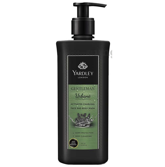 Yardley London Gentleman Urbane Activated Charcoal Face and Body Wash