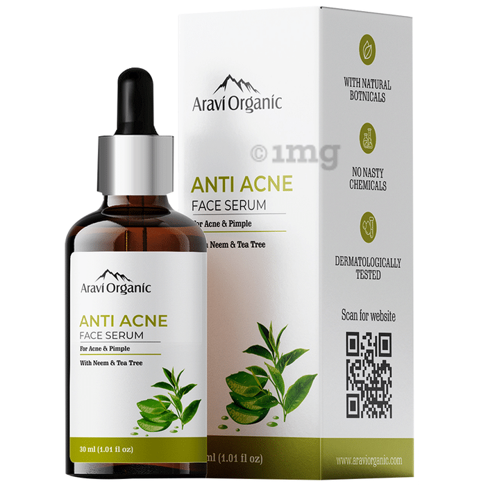 Aravi Organic Anti Acne Face Serum