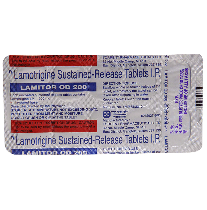 Lamitor OD 200 Tablet SR