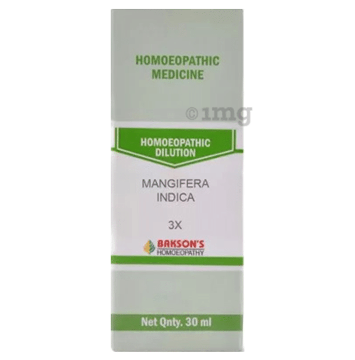 Bakson's Homeopathy Mangifera Indica Dilution 3X