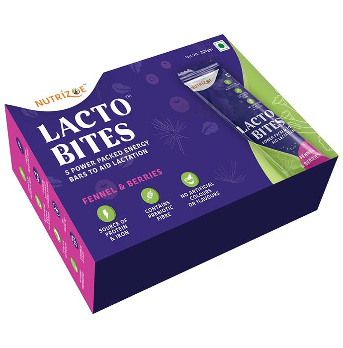 Nutrizoe Lacto Bites Bar Fennel & Berries