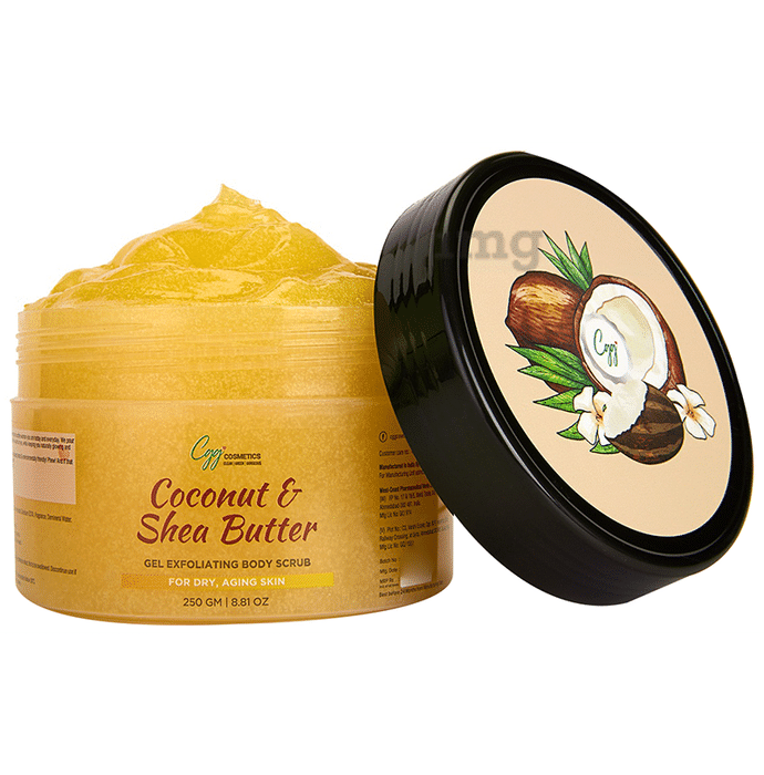 CGG Cosmetics Coconut & Shea Butter Gel Exfoliating Body Scrub