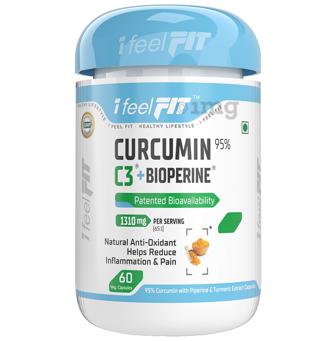 iFeelFIT Curcumin 95% C3 + Bioperine 1310mg Veg Capsule