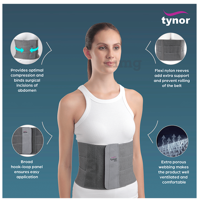 Buy original Tynor Tummy Trimmer/ Abdominal Belt (Large) for Rs