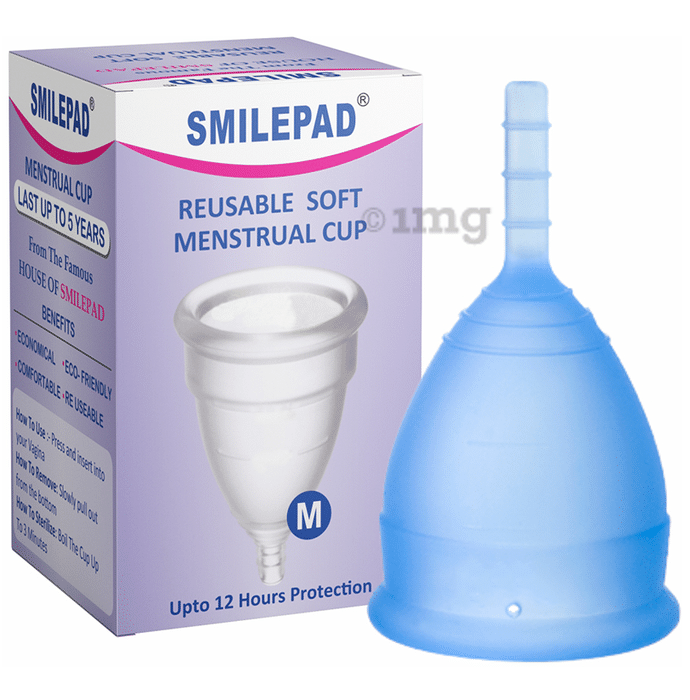 Smilepad Resusable Soft Menstural  Cup Medium