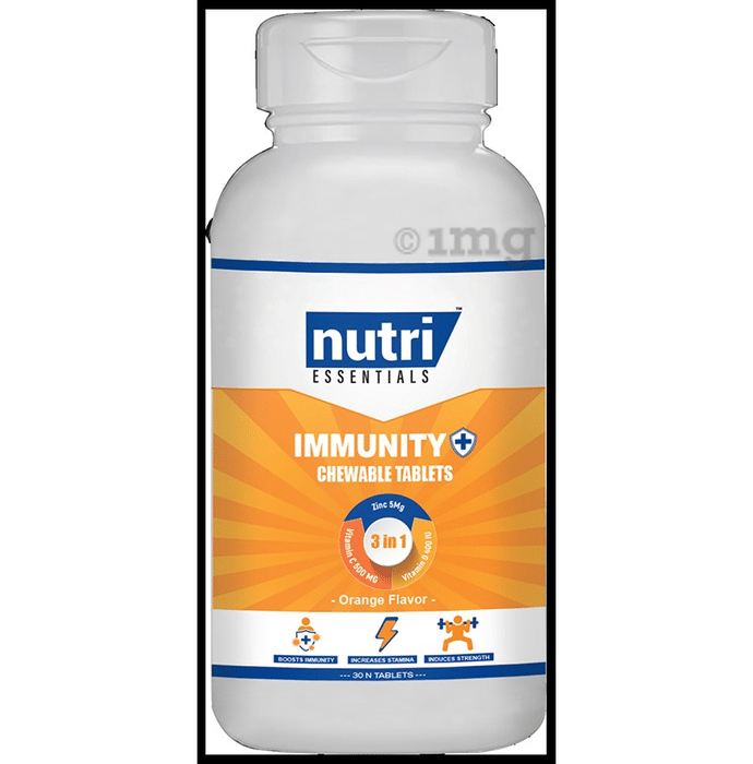 Nutri Essential Immunity + Chewable Tablet Orange
