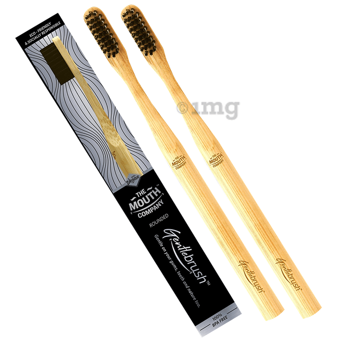 The Mouth Company Rounded Bamboo Toothbrush