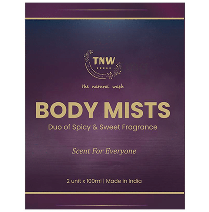TNW- The Natural Wash Combo Pack of We Belong Together Body Mist and Pull Me Closer Body Mist (100ml Each)