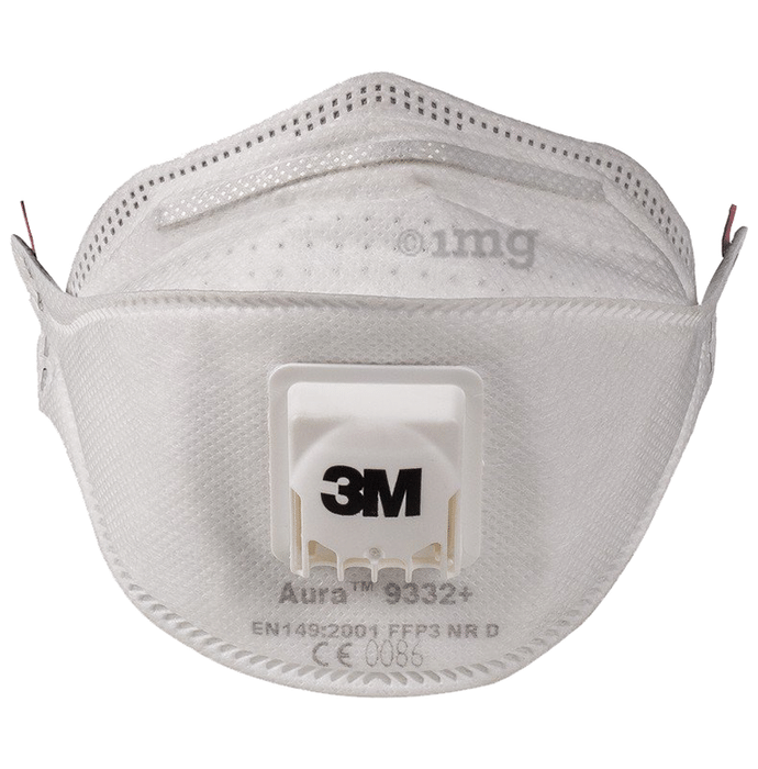 3M 9332+ Aura Disposable Respirator Mask White