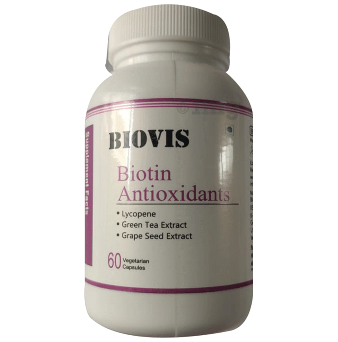 Biovis Biotin Antioxidants Vegetarian Capsule
