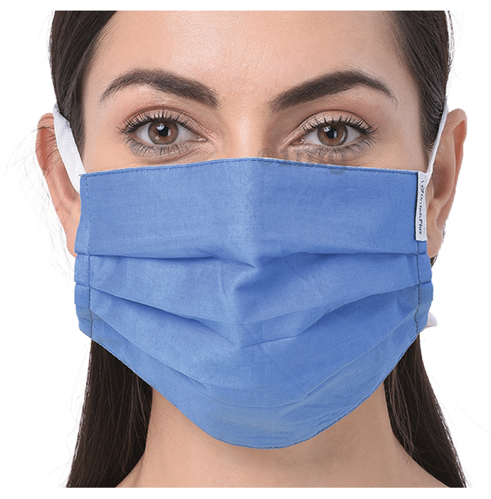 OrchidPlus 6 Ply Protect-T Face Mask Universal Aqua Blue