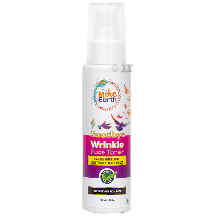 The Indie Earth Goodbye Wrinkle Face Toner
