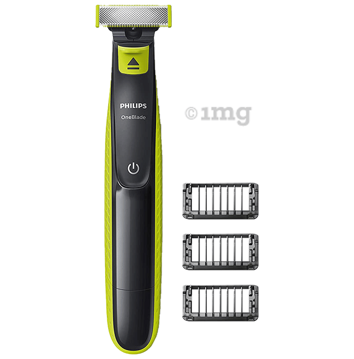 Philips QP2525/10 Cordless One Blade Hybrid Trimmer and Shaver with 3