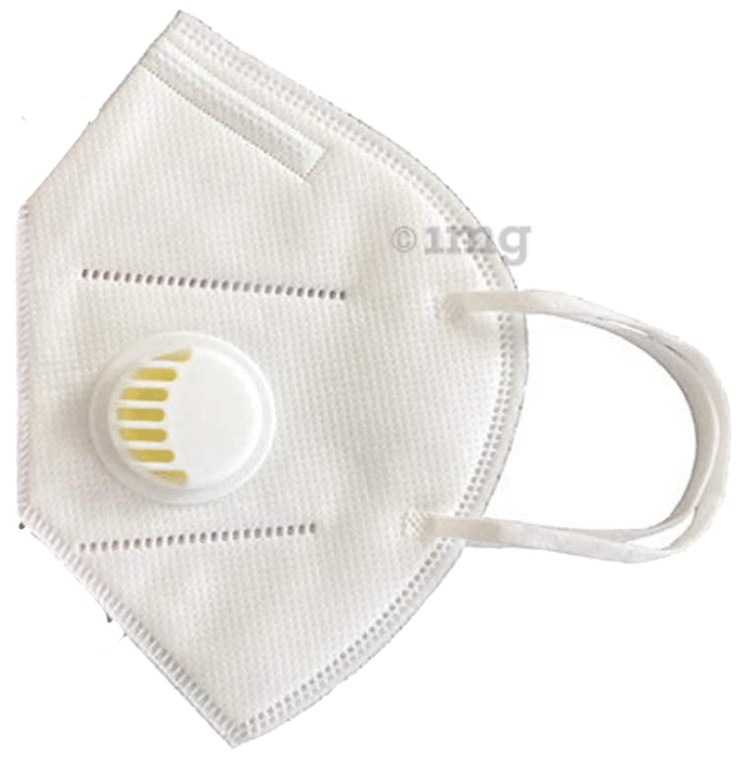 V-Cure KN95 Mask with Valve White