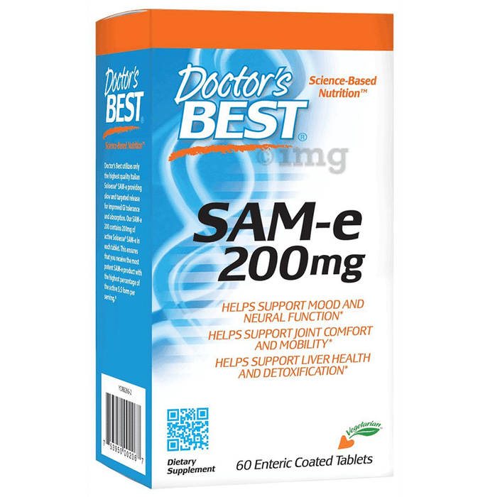 Doctor's Best SAM-e 200mg Enteric Coated Tablet