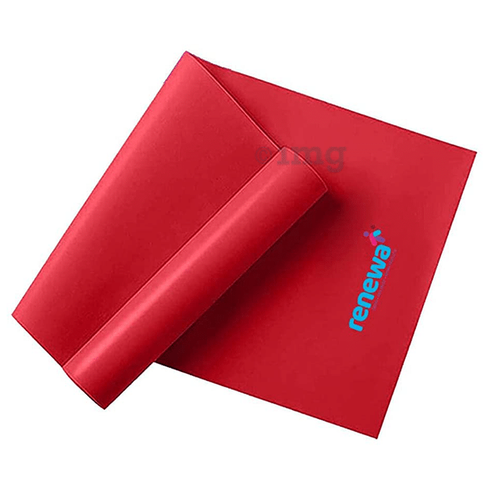Renewa Latex Free Resistance Stretching & Exercise Band Red