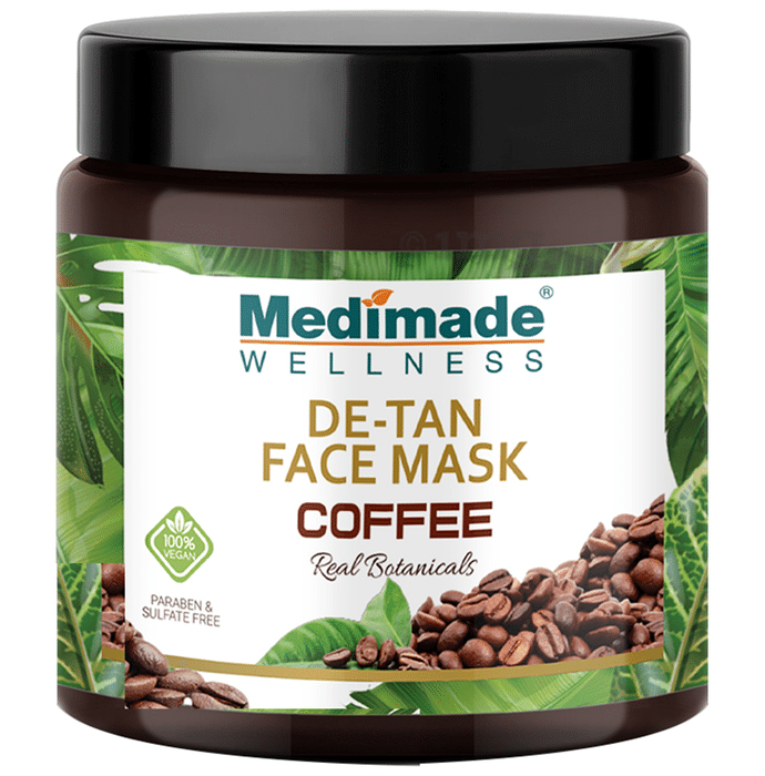 Medimade Wellness Coffee De-Tan Face Mask (100gm Each)