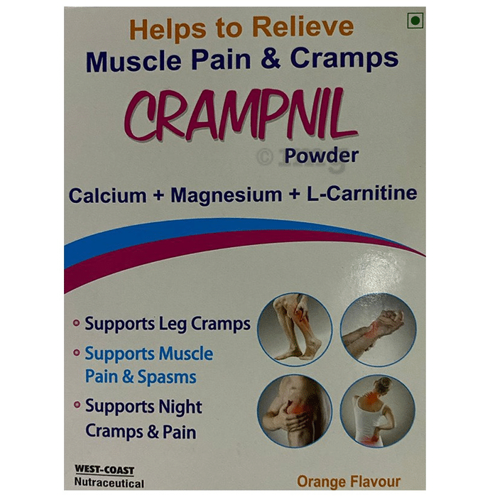 Crampnil Powder Sachet (15gm Each) Orange Flavour