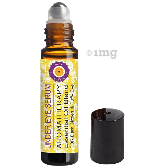 Deve Herbes Under Eye Serum Aromatherapy Essential Oil Blend for Dark Circles & Puffy Eye
