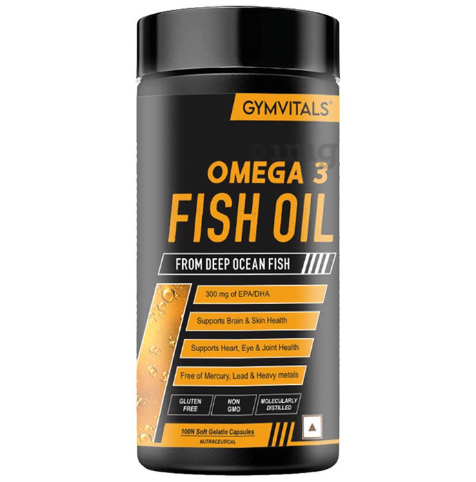 Gym Vitals Omega 3 Fish Oil Soft Gelatin Capsule
