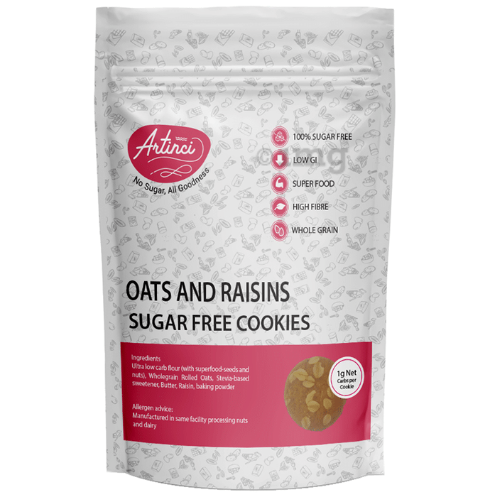 Artinci Oats & Raisins Sugar Free Cookie