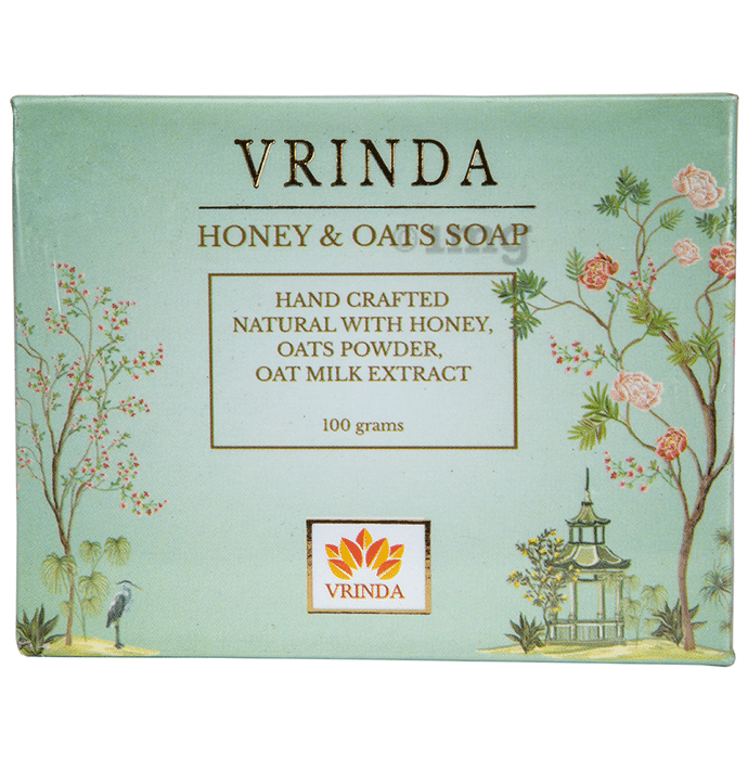 Vrinda Honey & Oats Soap