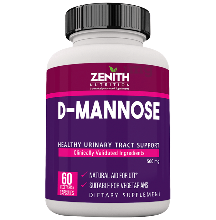 Zenith Nutrition D-Mannose 500mg Vegetarian Capsule