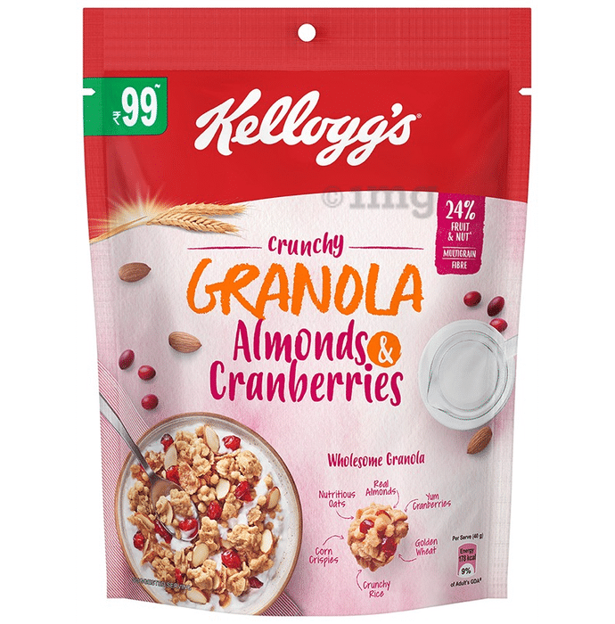 Kellogg's Almonds & Cranberries Crunchy Granola