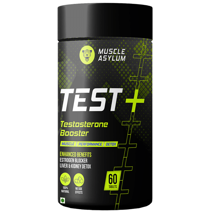 Muscle Asylum Test + Testosterone Booster Fast Releasing Tablet