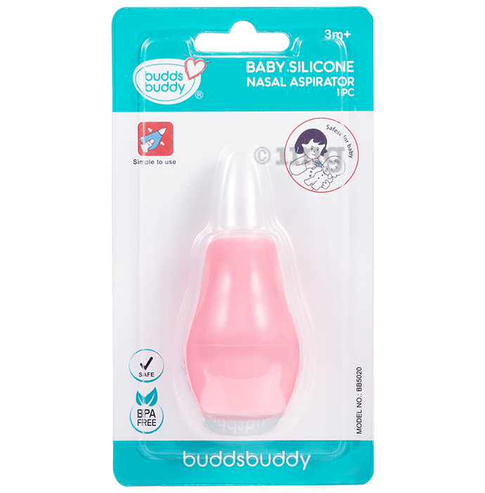Buddsbuddy BB5020 Premium Baby Nasal Aspirator Pink
