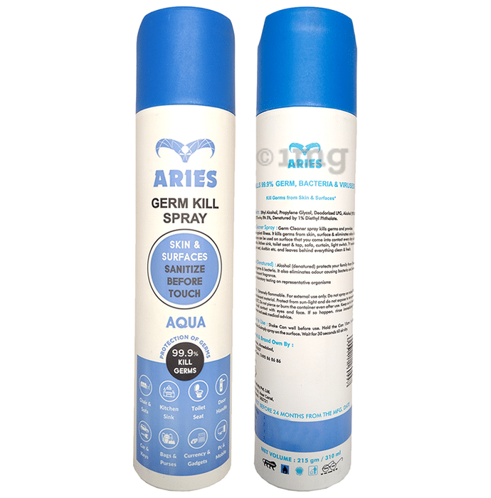 Aries Germ Kill Spray (310ml Each) Aqua
