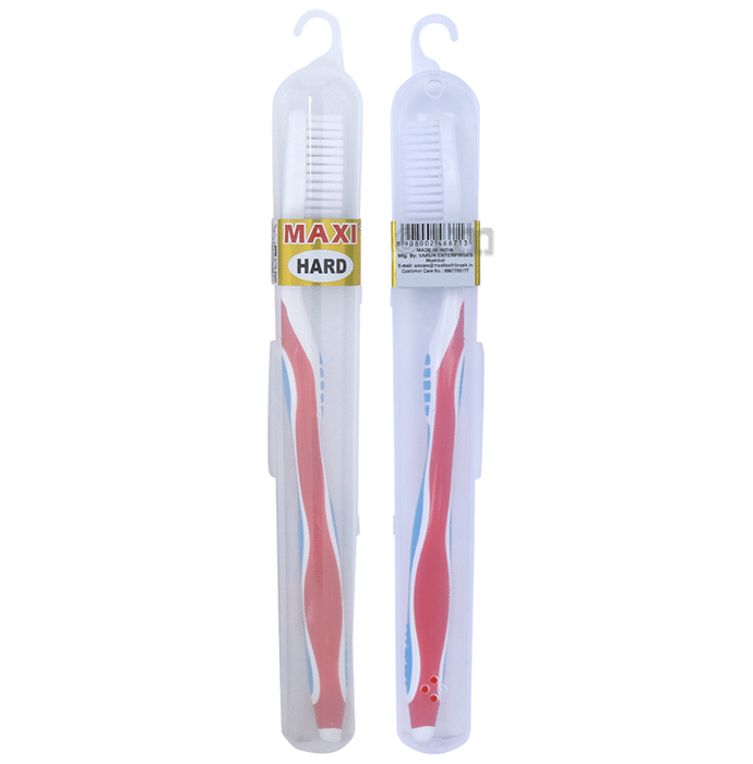 Maxi Candy Hard Toothbrush Travel Pack