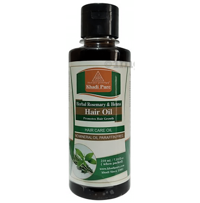 Khadi Pure Herbal Rosemary & Henna Hair Oil