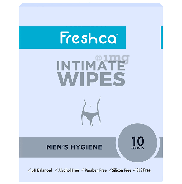 Freshca Men's Hygiene Intimate Wipes