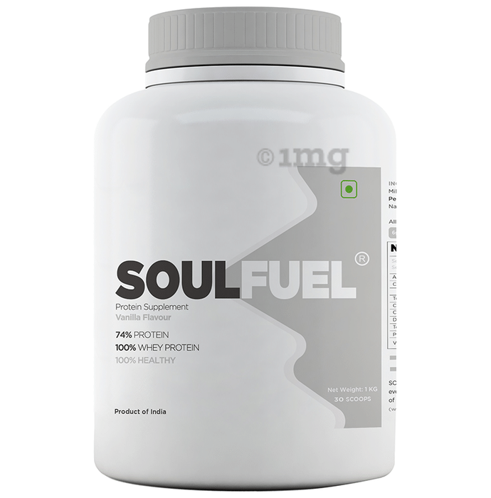 SoulFuel Whey Protein Supplement Powder Vanilla