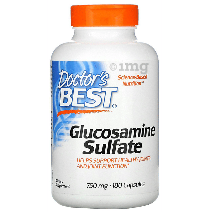 Doctor's Best Glucosamine Sulfate 750mg Capsule | Supports Healthy Joint Functions