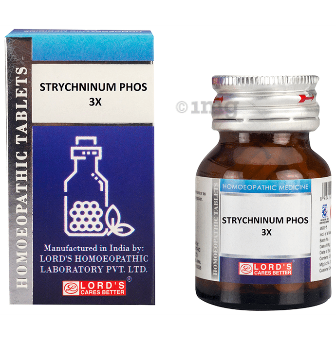 Lord's Strychninum Phos Trituration Tablet 3X