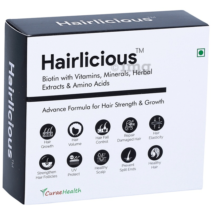 Curae Health Hairlicious Tablet