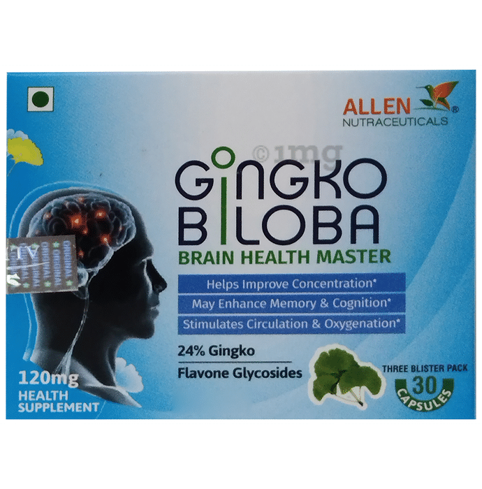 Allen Nutraceutical Gingko Biloba Capsule