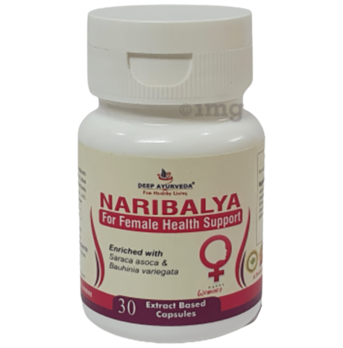 Deep Ayurveda Naribalya for Female Health Support Extract Based Capsule