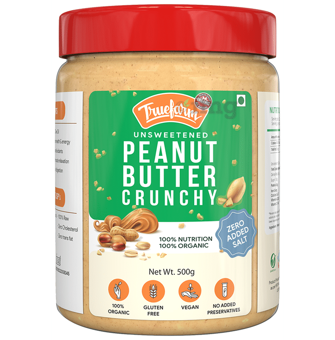 Truefarm Unsweetened Peanut Butter Crunchy