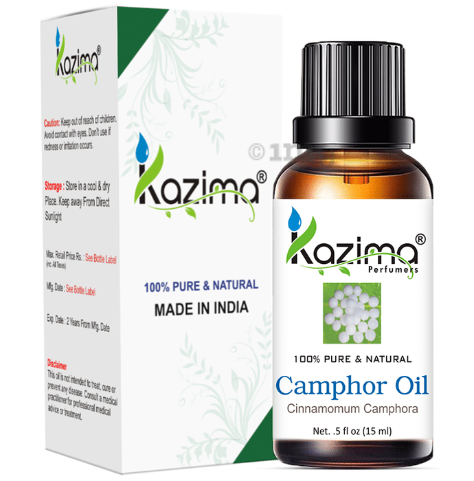Kazima Perfumers 100% Pure & Natural Camphor Oil