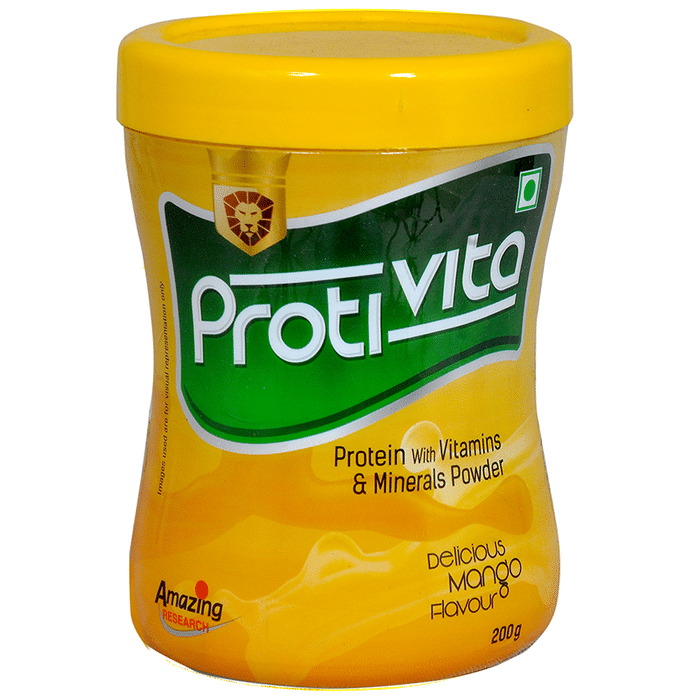 Amazing Research Protivita Protein Powder with Vitamins & Minerals Delicious Mango