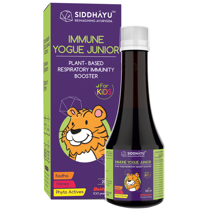 Siddhayu Immune Yogue Plant-Based Respiratory Immunity Booster for Kids