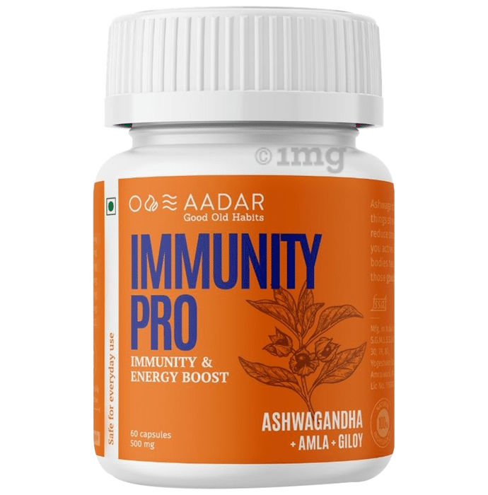 Aadar Immunity Pro 500mg Capsule (60 Each)